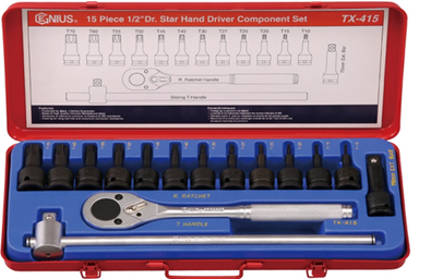 Havalı Lokmalı Torx Allen Takımı